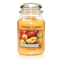 MANGO PEACH SALSA  nagy üveggyertya, Yankee Candle