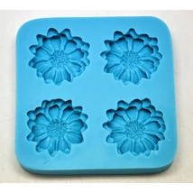 SZILIKON ÖNTŐFORMA, MARCIPÁN MINTÁZÓ, VIRÁGOK