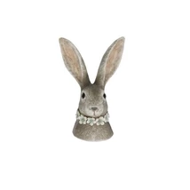 Nyúl virágkoszorúval 6,5x4x9 cm