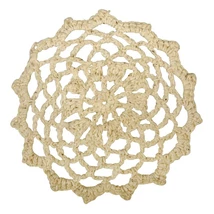 Horgolt csipke, 9,5cm, bézs, 3 db/csom.,Rayher