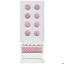 Gomb szett, rombuszok, Rayher