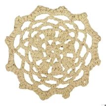 Horgolt csipke, 7,5cm, bézs, 3 db/csom.,Rayher