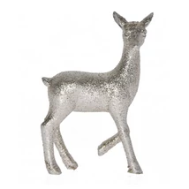 ŐZ FIGURA, 6x3x9cm, poly, glitteres