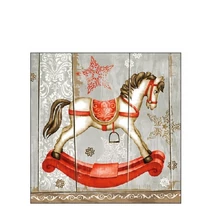 Rocking Horse papírszalvéta 25x25cm, 20db-os