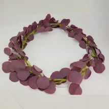 KEREKLEVELŰ FUTÓ EUKALIPTUSZ 2M - padlizsán színű