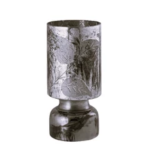 ÜVEG GYERTYATARTÓ  PTMD, 12,0 × 12,0 × 25,0 cm