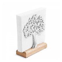 ÉLETFA FÉM SZALVÉTATARTÓ