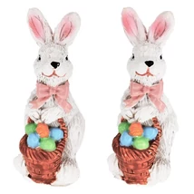 Nyúl kosárral álló 3x2,1x5 cm S/2