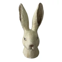 NYÚL FEJ, KERÁMIA, 22x19x39 cm