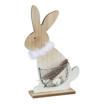 NATÚR FA NYÚL, TOJÁSOKKAL, PTMD 26 x 13,5 x 41,5 cm