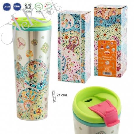 INOX UTAZÓ BÖGRE, ELEMENTOS, 450ml