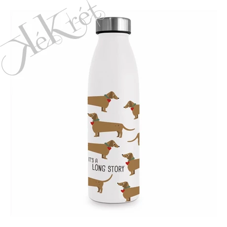 TACSKÓS, ROZSDAMENTES ACÉL HŐTARTÓ KULACS, 0,5l