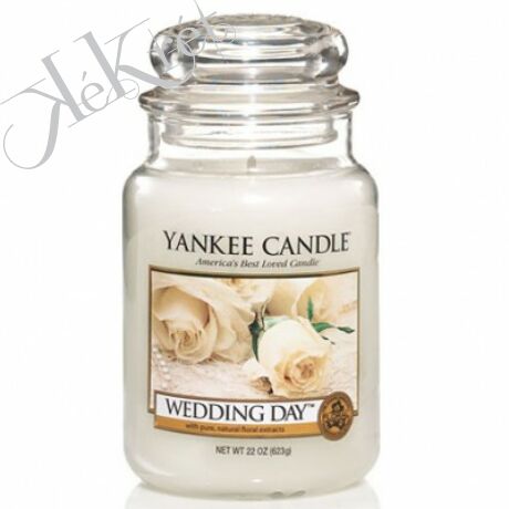 WEDDING DAY nagy üveggyertya, Yankee Candle