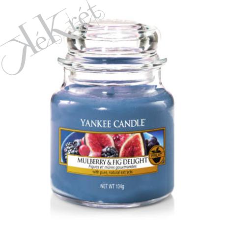Mulberry & Fig Delight kis üveggyertya, Yankee Candle