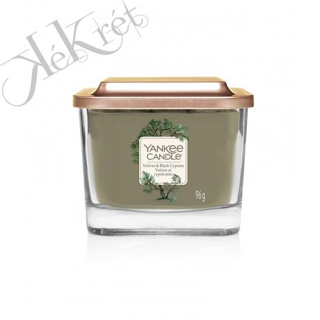 VETIVER & BLACK CYPRESS KIS ÜVEGGYERTYA, Yankee Candle, Elevation Kollekció