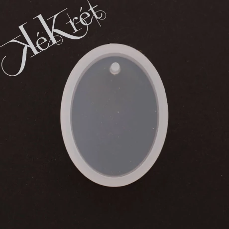 PROFESSZIONÁLIS SZILIKON ÖNTŐFORMA, OVÁLIS MEDÁL