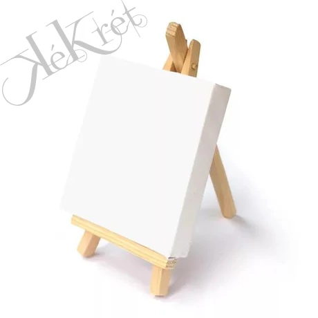 Festővászon Fa Állványon 10x10 cm