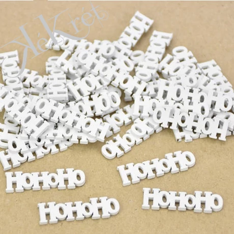 Fa Hohoho felirat mini fehér
