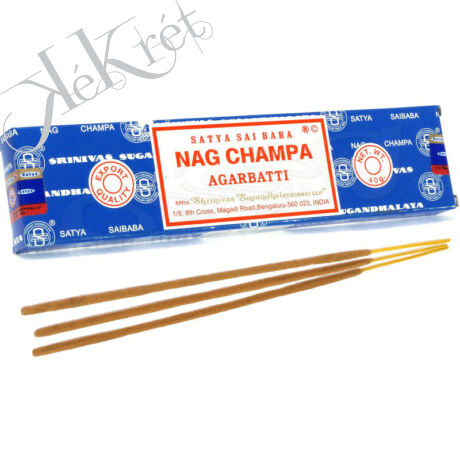 Prémium, EREDETI Satya Nag Champa füstölő, 15 gr