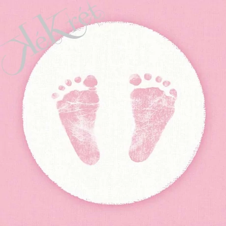 BABY STEPS GIRL papírszalvéta 25x25cm