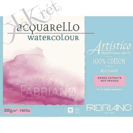 FABRIANO ARTISTICO AKVARELLTÖMB, 300 G, 30,5X45,5 CM, SIMA, 20 LAP
