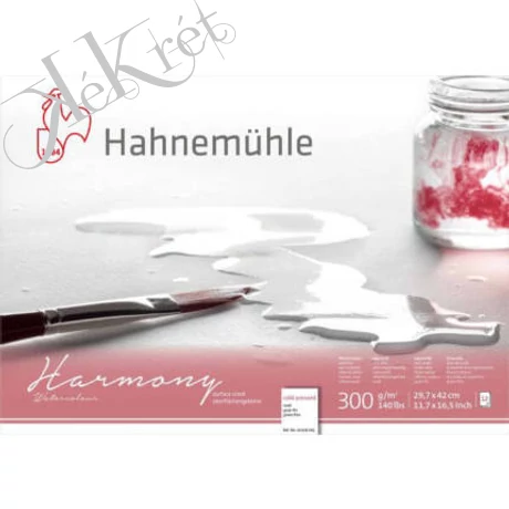 Hahnemühle akvarelltömb, Harmony, 300 g - 12 lap, A3