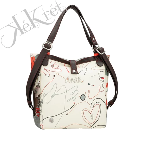  HÁTI-és VÁLLTÁSKA, ANEKKE Alma kollekció, 36x30x9cm