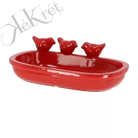 Madáritató ovális kerámia, 19,8x28,7x8,4cm