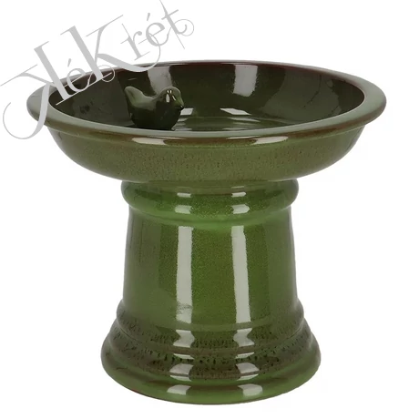 Kerámia madáretető- és itató állvány, átmérő 29cm